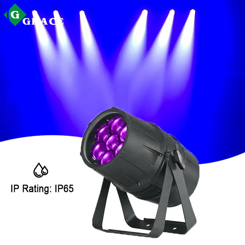 Outdoor 7*40W Zoom LED Par Light RGBW 4in1 DMX RDM