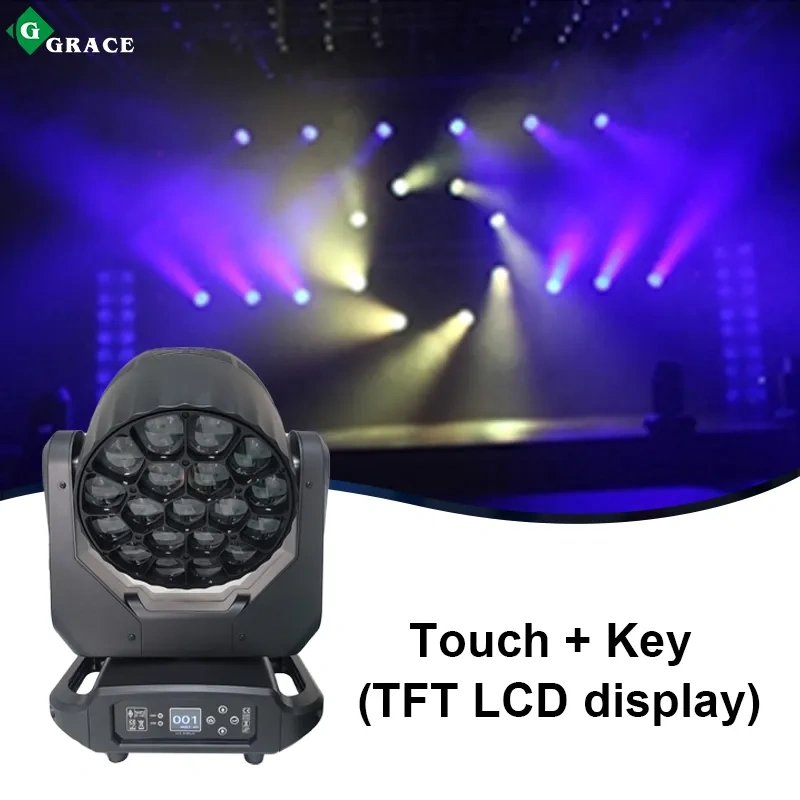 19x40w Zoom Wash Led  Moving Head Light