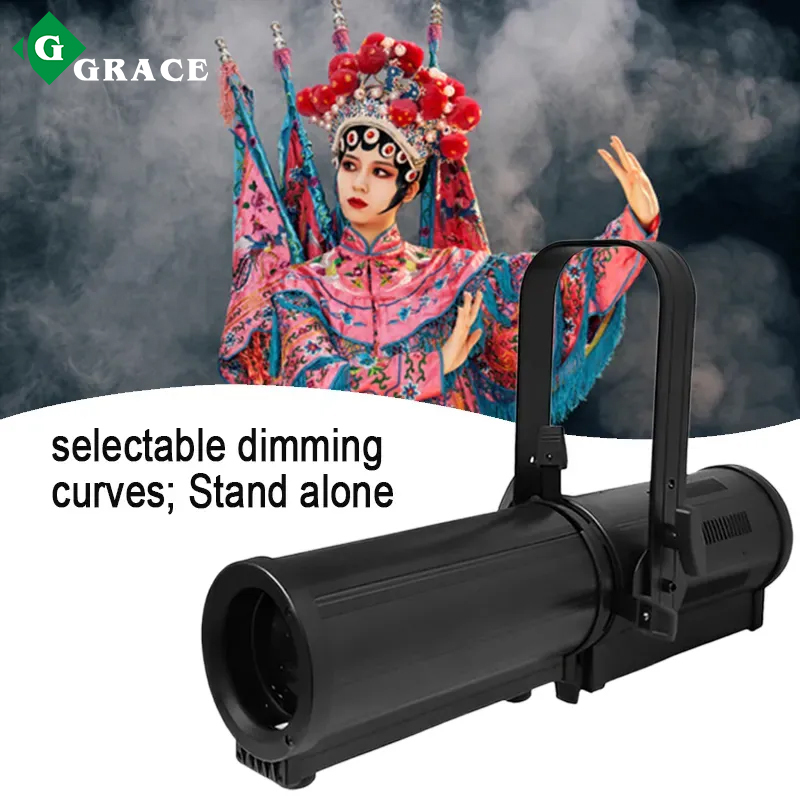 150W white color led manual zoom 19-42 degree profile light
