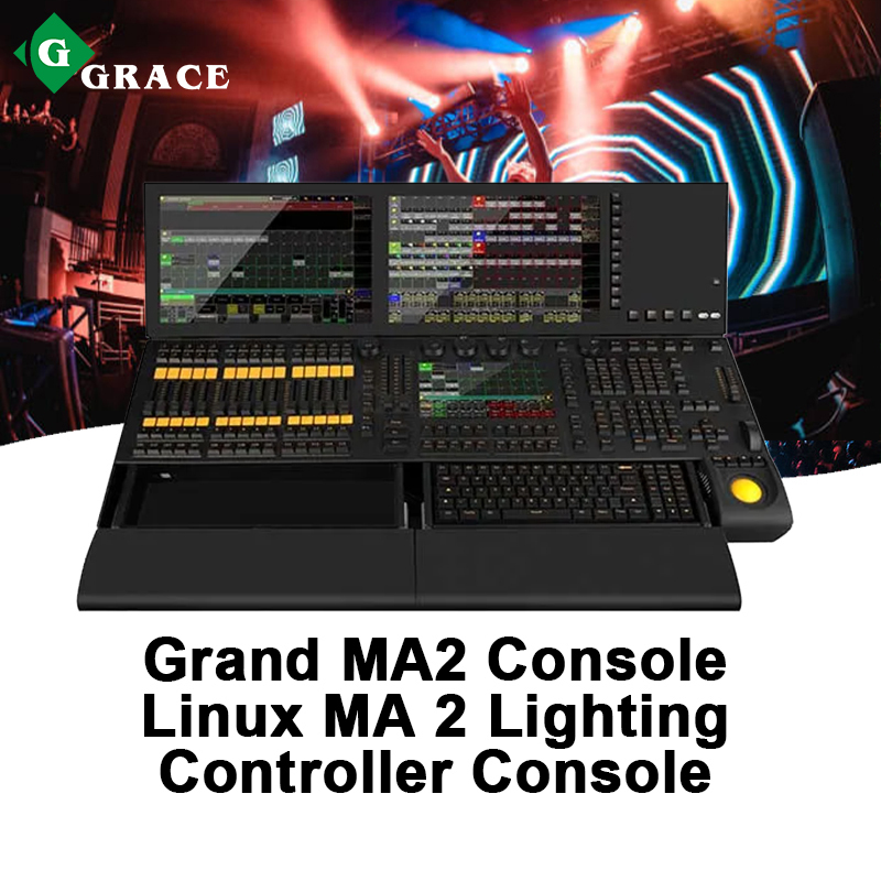 Pro Stage DJ Disco Intelligent RDM DMX Grand MA2 Console Linux MA 2 Lighting Controller Console