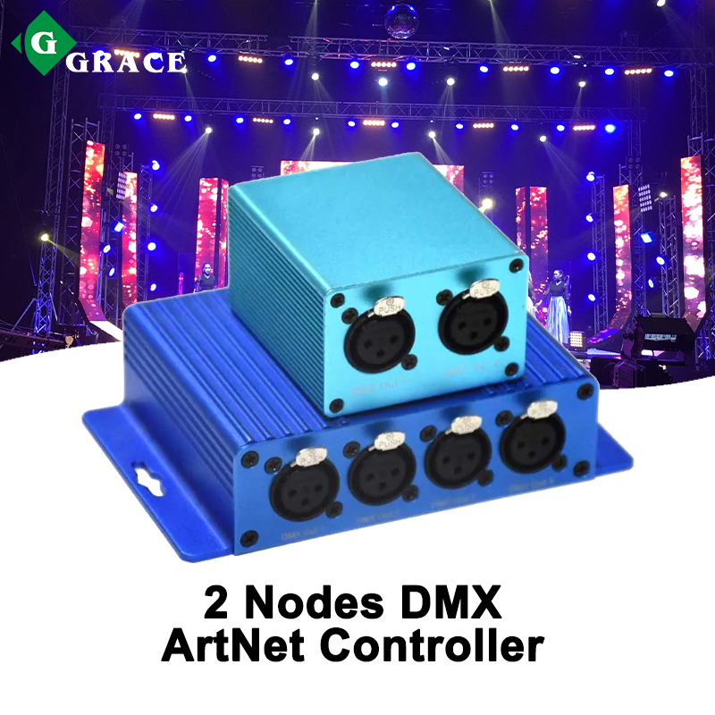 2 Nodes DMX ArtNet Controller