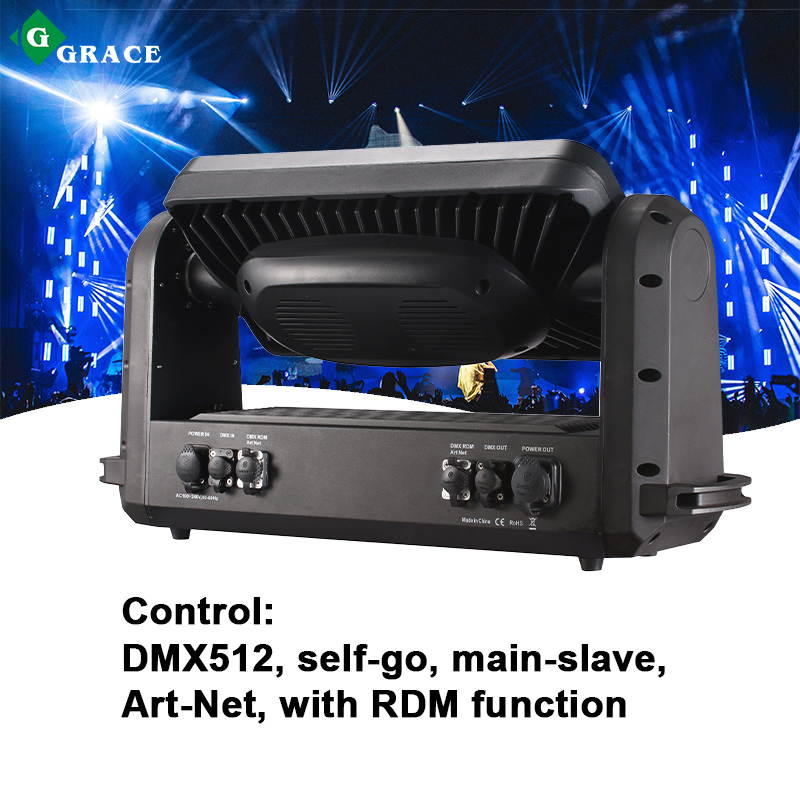 Igracelite IP65 Waterproof LED Strobe Moving Head Light