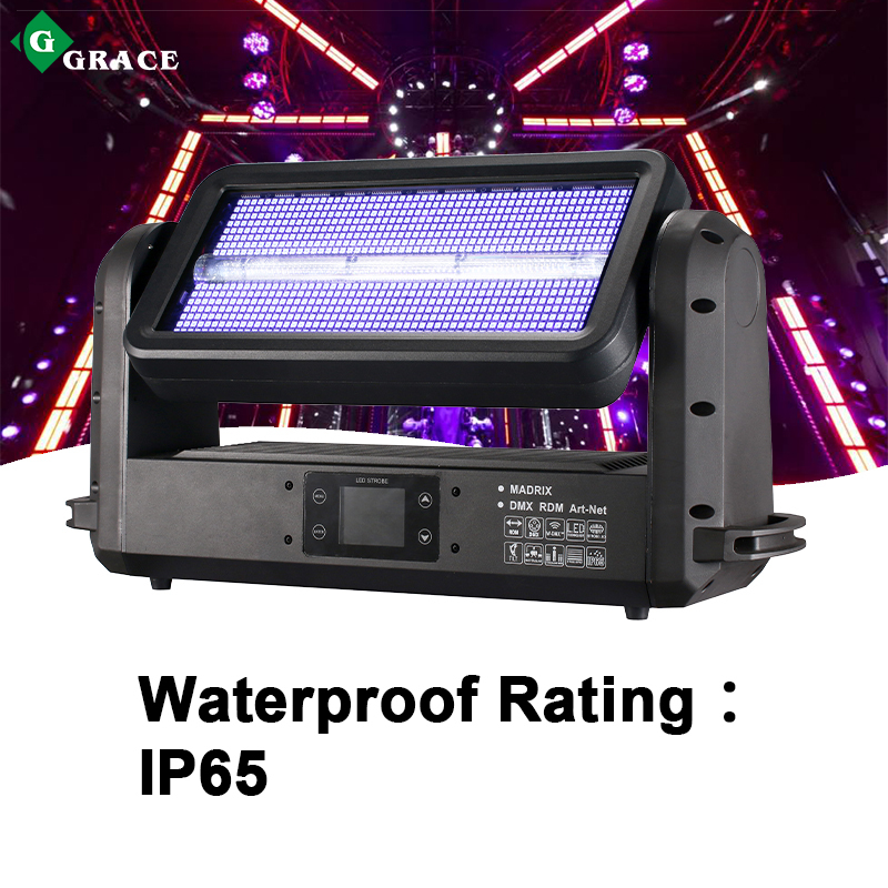 Igracelite IP65 Waterproof LED Strobe Moving Head Light
