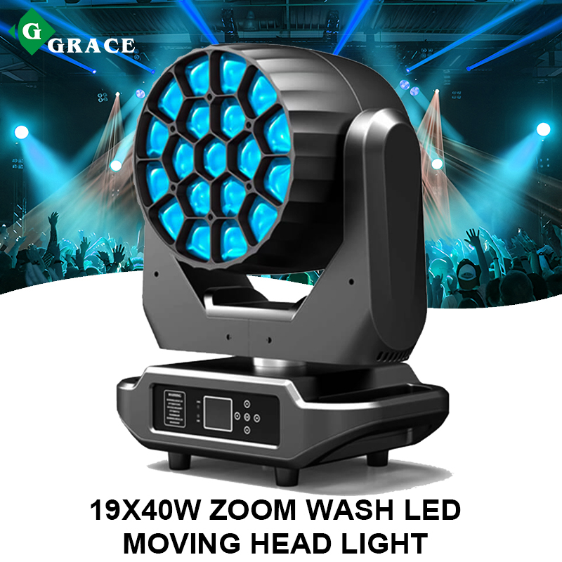 19x40w Zoom Wash Led  Moving Head Light