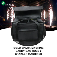 cold spark machine  carry bag hold 2 spakler machines