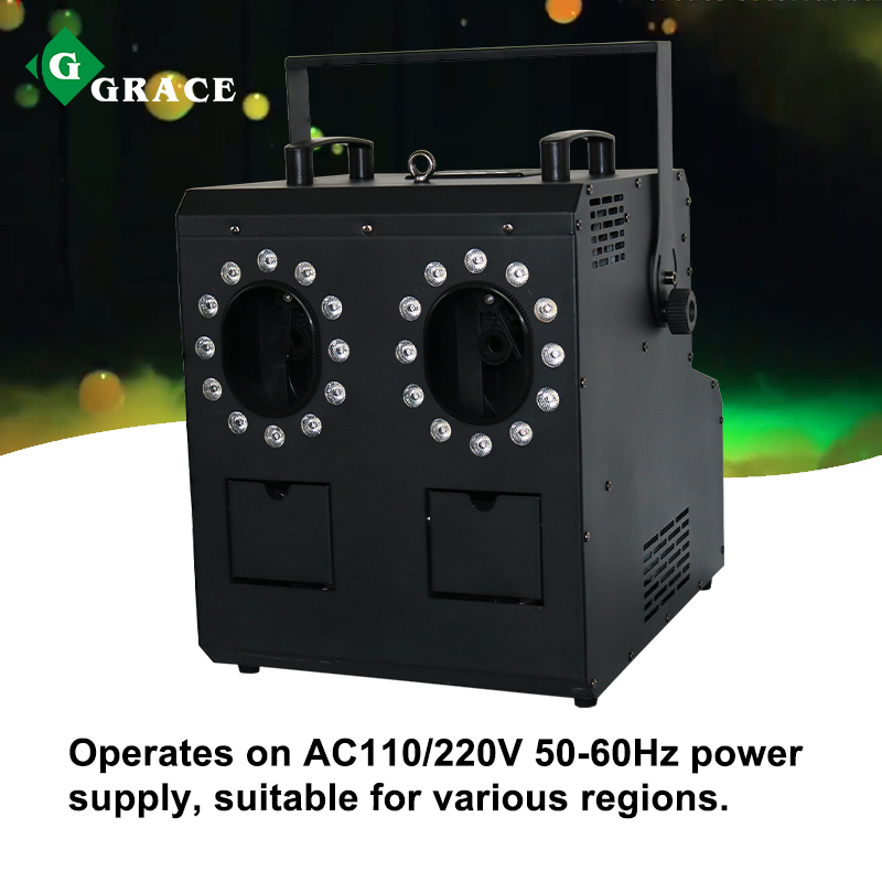2-Way RGBW LED Fog Bubble Machine