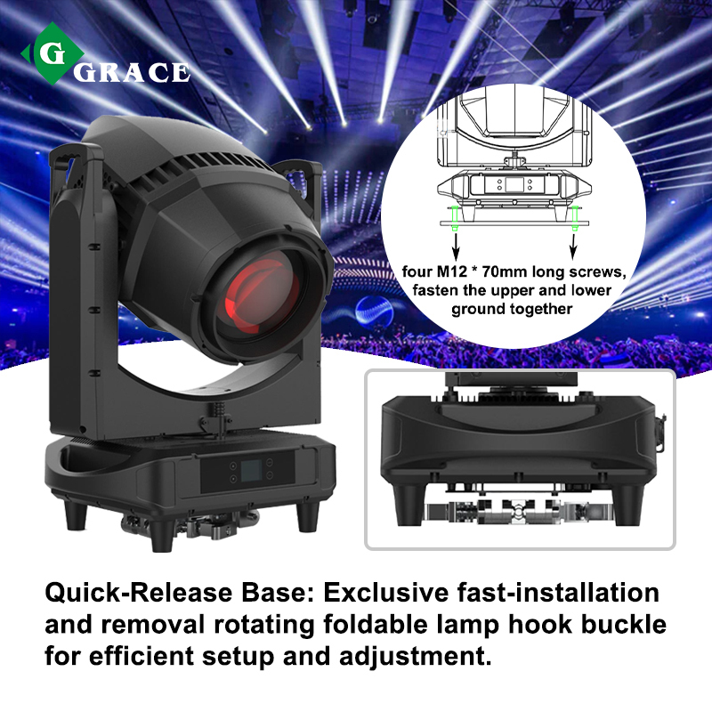 380W IP66 Outdoor Beam Lighting Equipment Stage Head Moving Lights