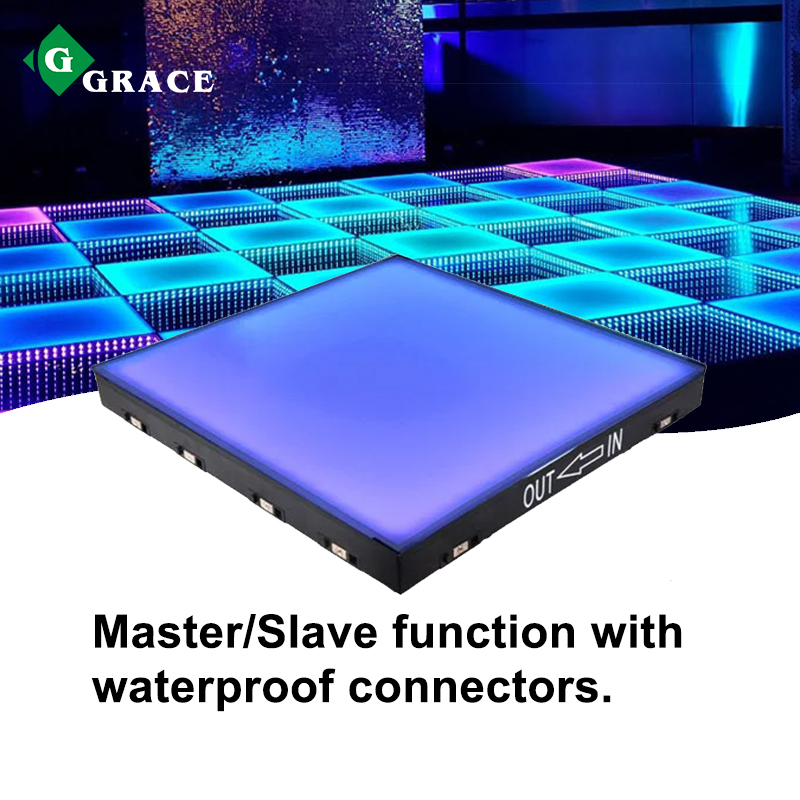 Igracelite Rainbow Frosted Magnetic Outdoor LED Dance Floor