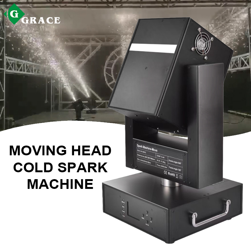 Moving head cold spark machines