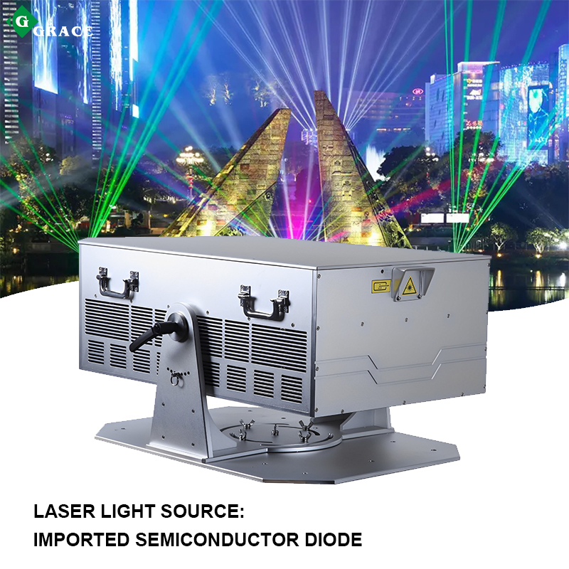 100/80W Waterproof IP65  Outdoor Sky beam Laser light