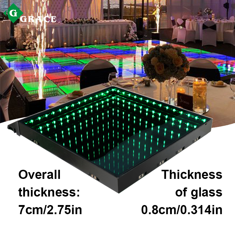 Monoblock Wireless 3D Mirror Magnet LED Dancing Floor