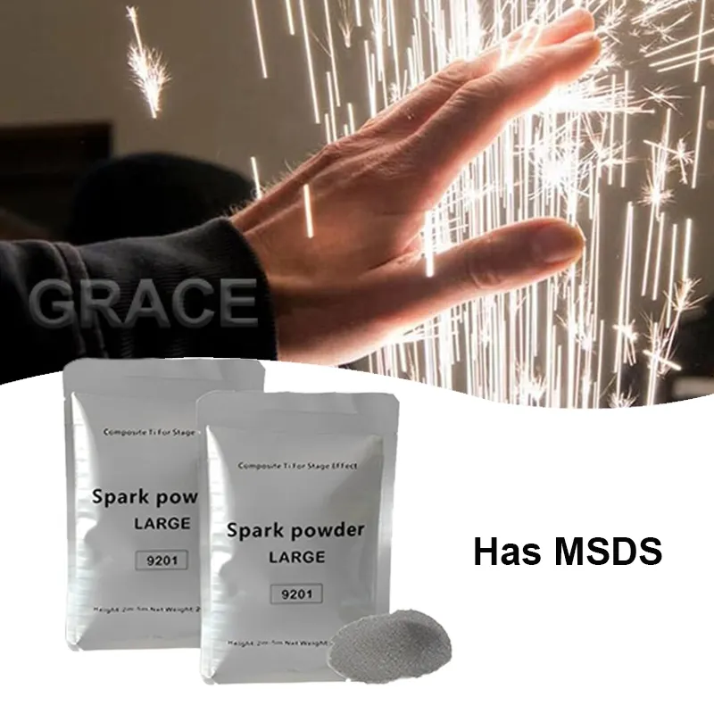 Free Shipping  10 bags titanium powder 200g cold spark powder