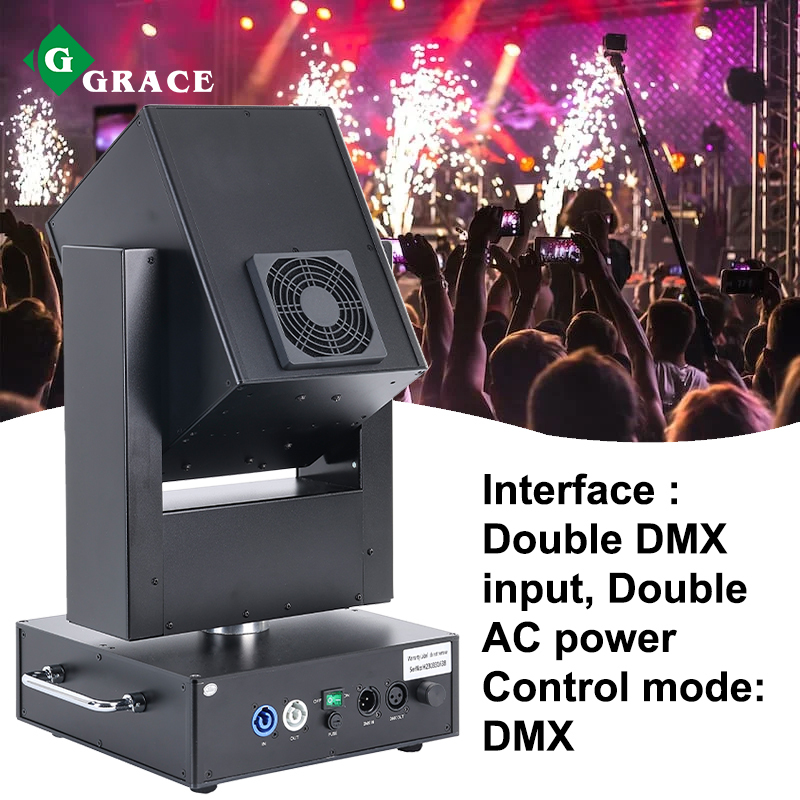 Free Shipping  750w moving head sparkler machine