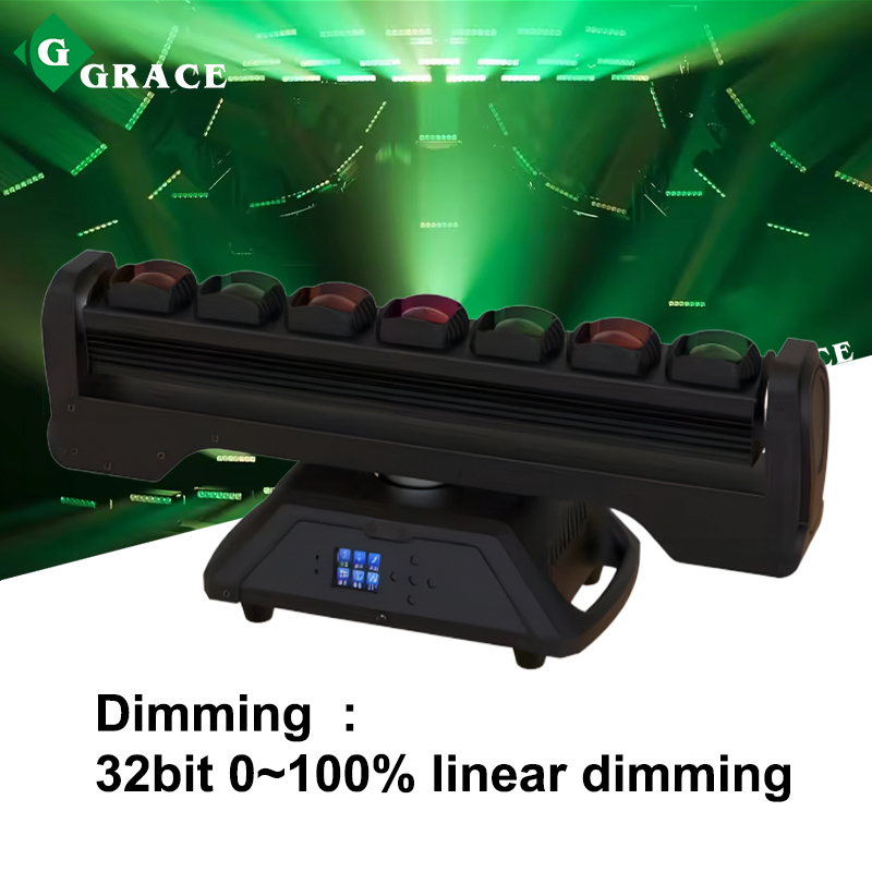 Igracelite 7x25W led bar beam moving head light rgbw