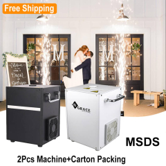 Free Shipping 750W black or white cold spark machine sparkular machine