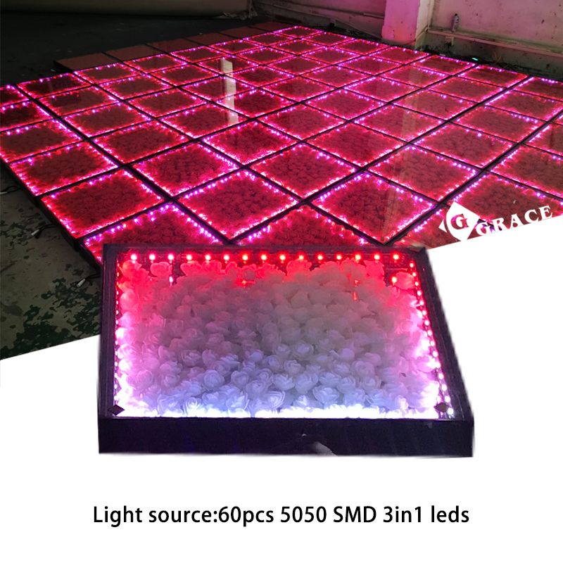 Wired Connection Flower LED Dance Floor