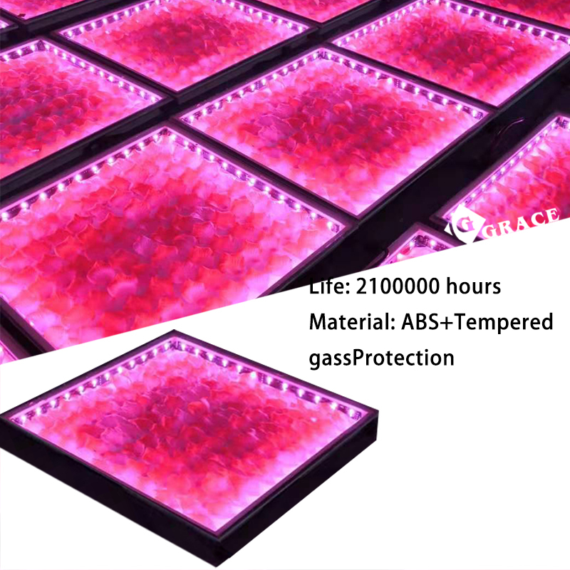 Wired Connection Flower LED Dance Floor