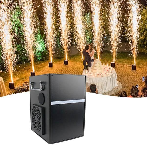 2PCs 650W cold sparklers machine with 5bags indoor or outdoor sparkular powder