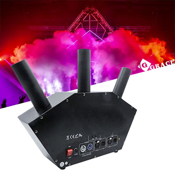 3 Heads CO2 Connon Waterproof Control Board DMX Special Effects Cryo Co2 Jet Fog Machine For DJ Stage Party