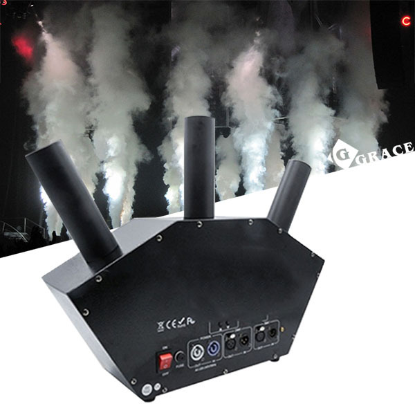 3 Heads CO2 Connon Waterproof Control Board DMX Special Effects Cryo Co2 Jet Fog Machine For DJ Stage Party