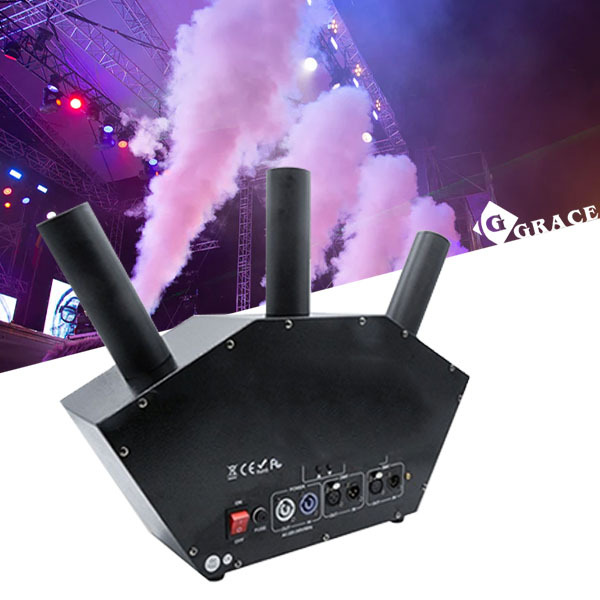 3 Heads CO2 Connon Waterproof Control Board DMX Special Effects Cryo Co2 Jet Fog Machine For DJ Stage Party