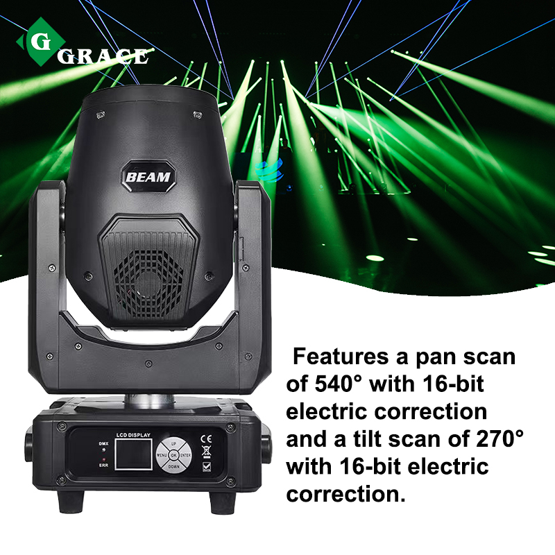 Rgbw Mini 230W 7R Beam Moving Head