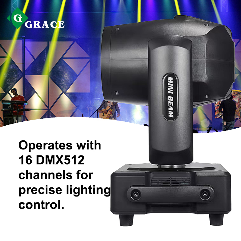 Rgbw Mini 230W 7R Beam Moving Head