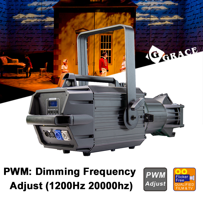 400W White LED Prefocus Profile Spotlight 3200K/5600K
