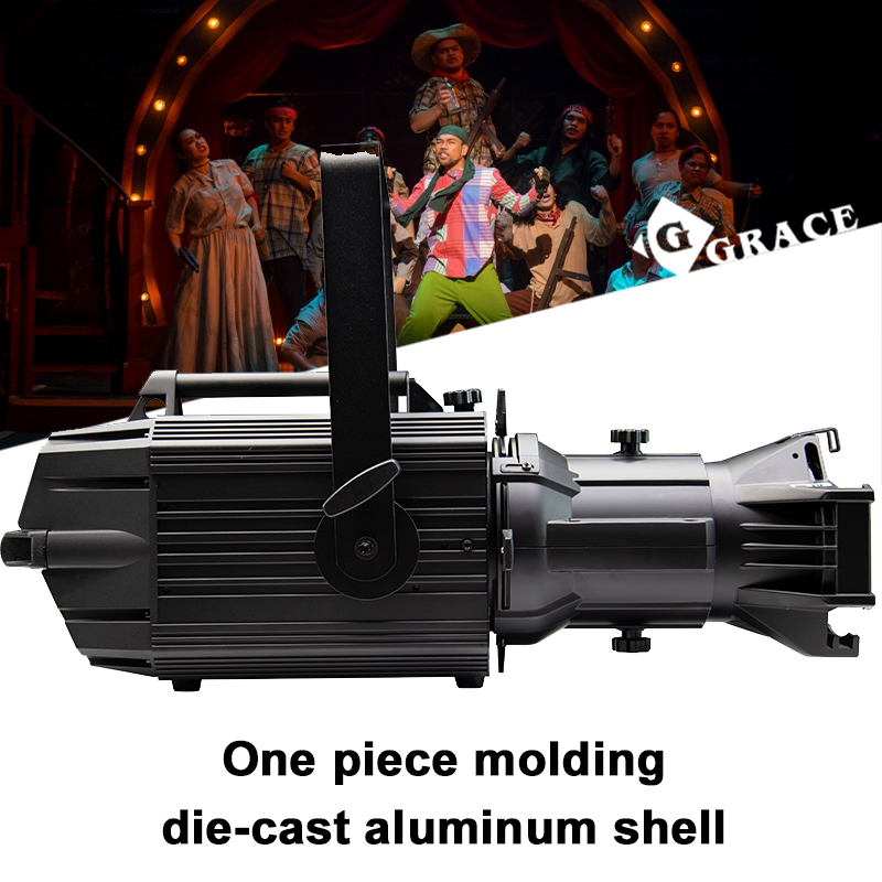 400W Warm White+Warm Amber LED Prefocus Profile Spotlights