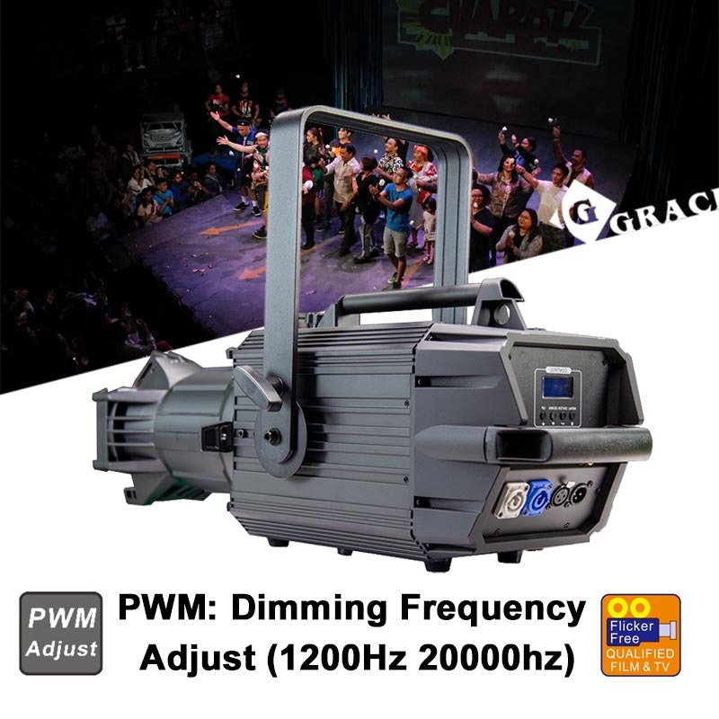 400W 5in1 RGBW LED Prefocus Profile Spotlight