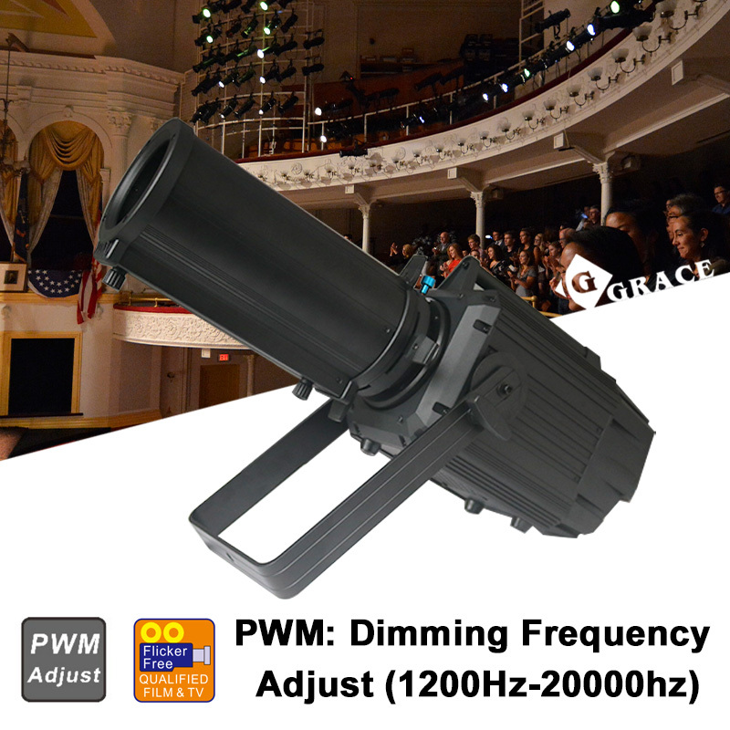400W CCT 3200K/5600K Zoom LED Profile Light CRI>95 With PWM