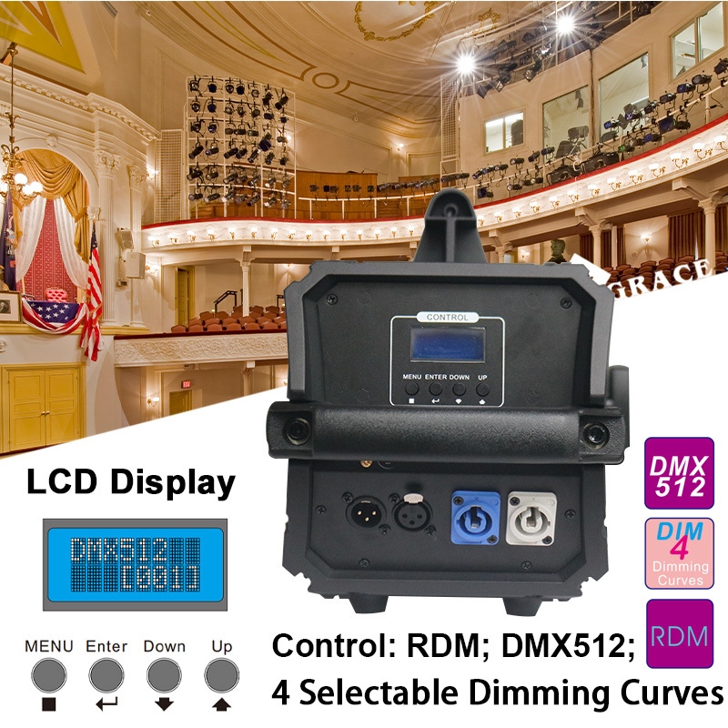 400W CCT 3200K/5600K Zoom LED Profile Light CRI>95 With PWM