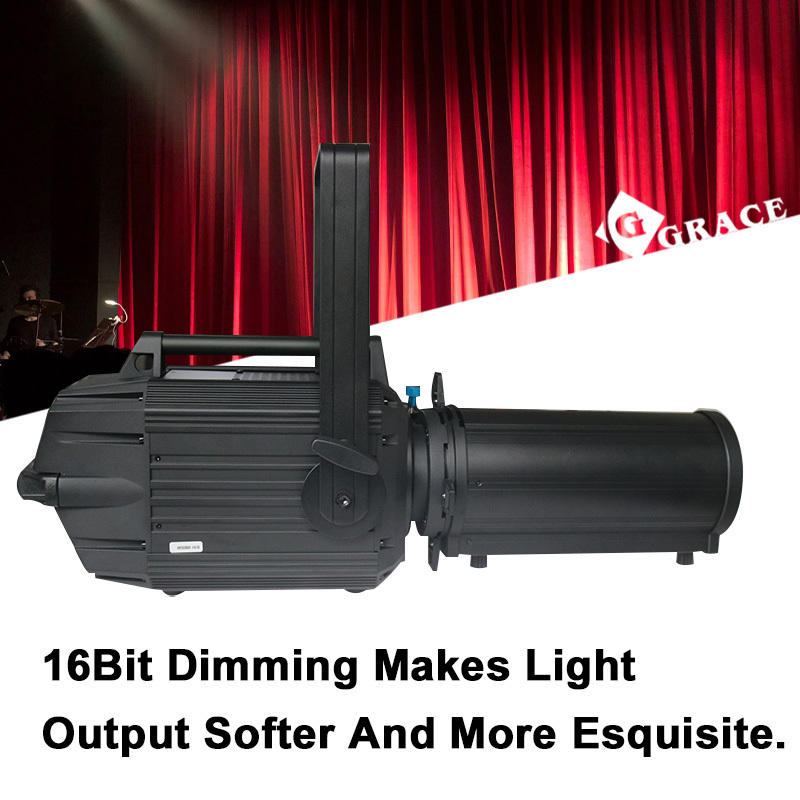 400W Zoom LED Ellipsoidal Light CCT 3200K+5600K CRI>95 PWM