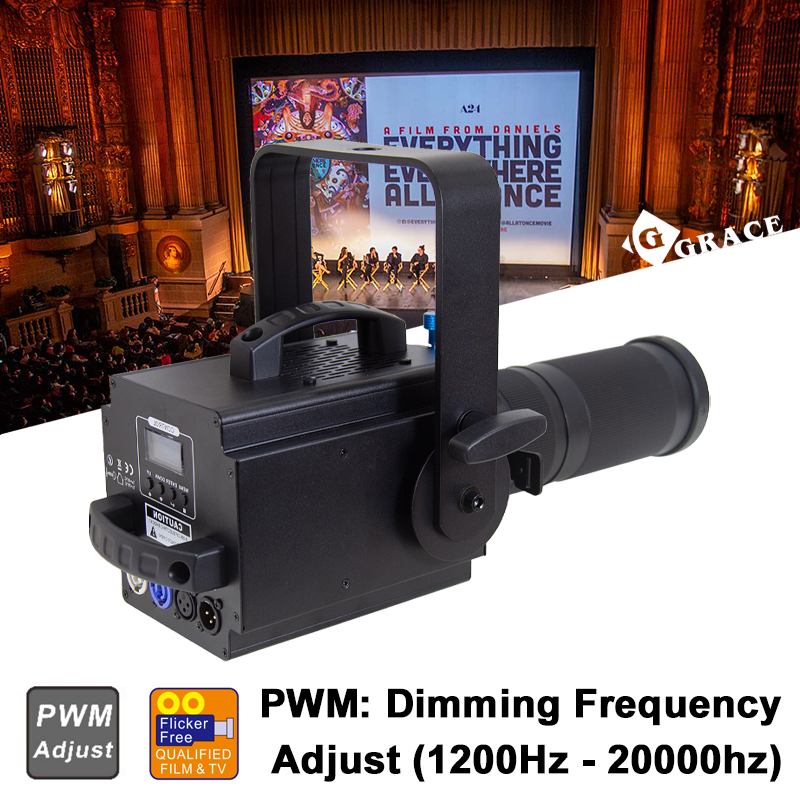 100W RGBW CRI>95 LED 4in1 Zoom Leko Profile Light PWM