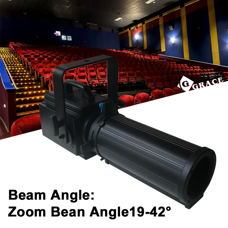 200W RGBWA 5in1 PWM Mode CRI>95 Zoom Spot Stage Light Led Spotlight