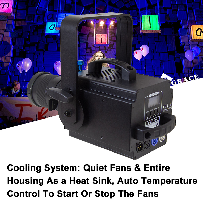100W CCT3200K+/5600K 20-40 Beam Angle Led Studio Light PWM CRI>95 Zoom Profile Spot Light