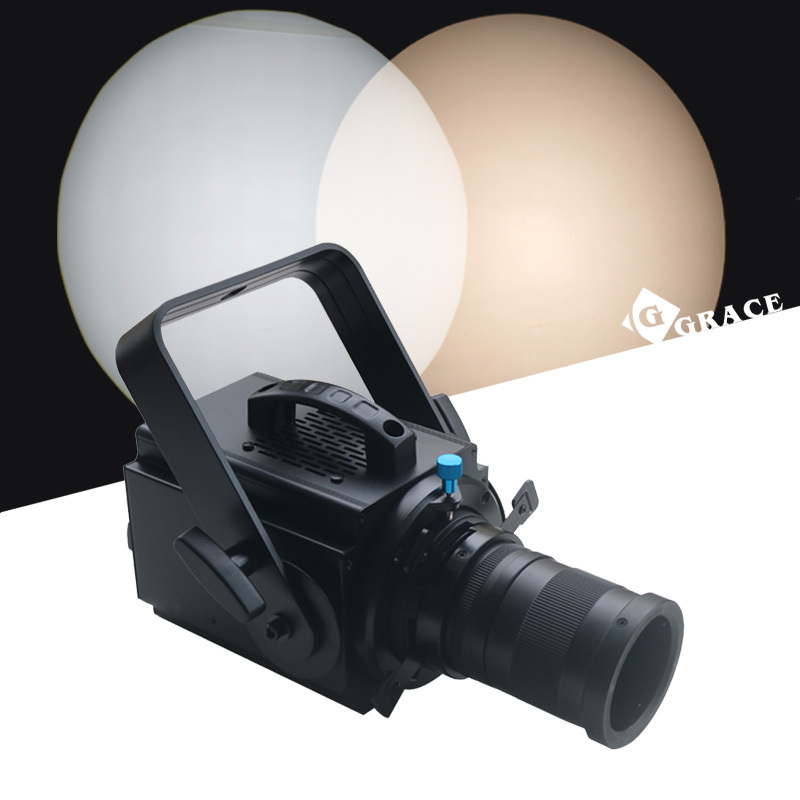 100W CCT3200K+/5600K 20-40 Beam Angle Led Studio Light PWM CRI>95 Zoom Profile Spot Light