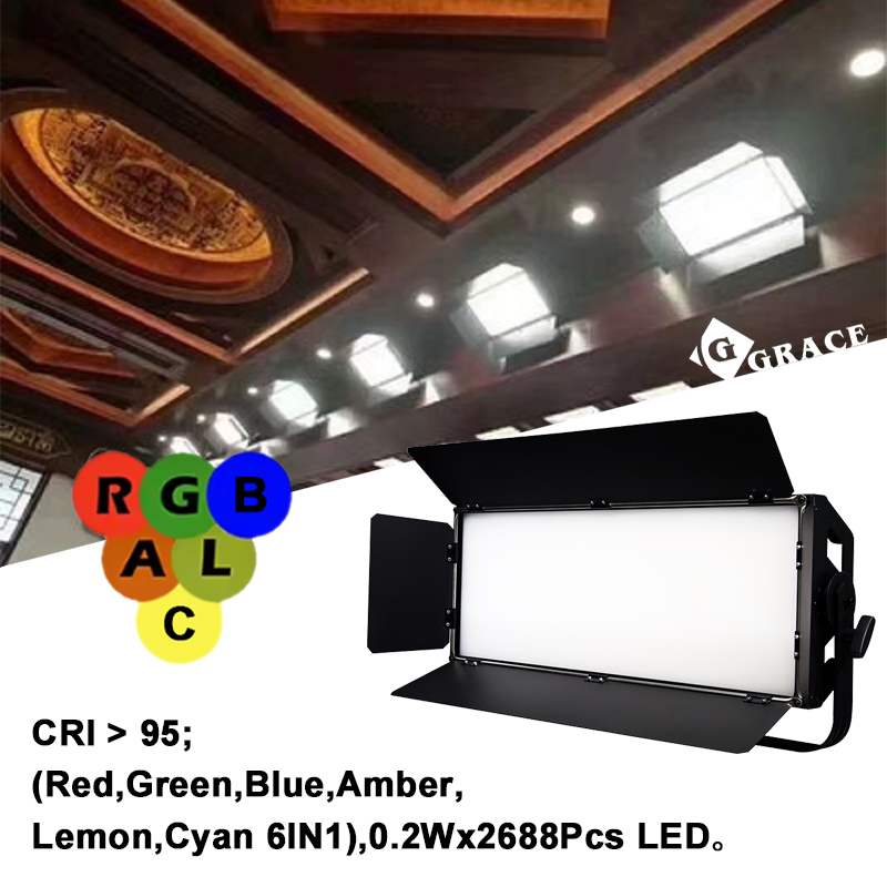 200W RGBALC 6in1 CCS RDM PWM Mode CRI>95 LED Video Panel Light