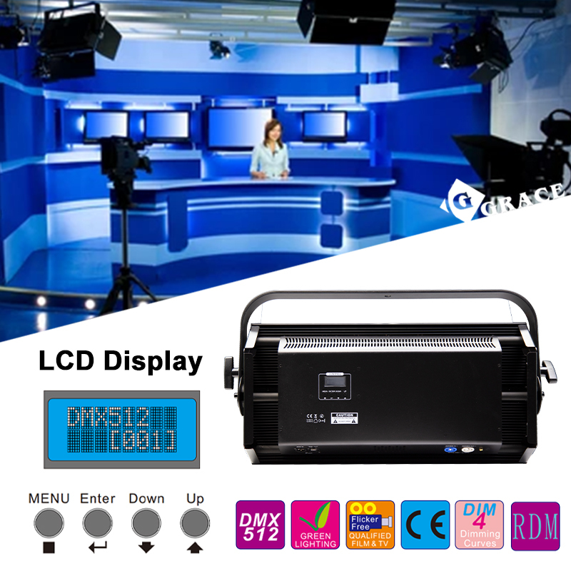 200W CCT3200K-/5600K RDM PWM CRI>95 LED Studio Panel Light