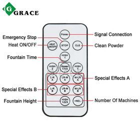 Free shipping to USA 4pcs 650W cold spark machine packing with a case /white or black