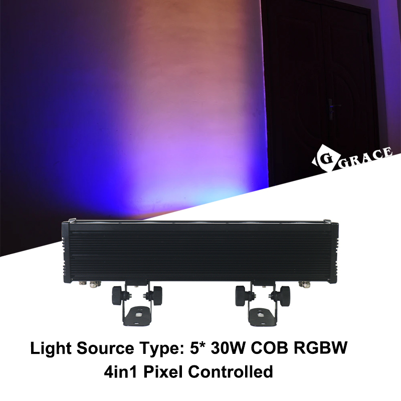 IP65 Waterproof 5* 30W COB RGBW 4in1 Pixel Controlled Cob Led Wall Washer Light