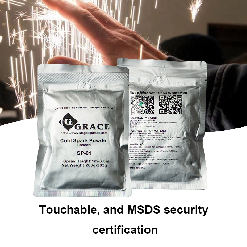 Igracelite 200g Ti Powder For Cold Spark Machine Indoor/Outdoor