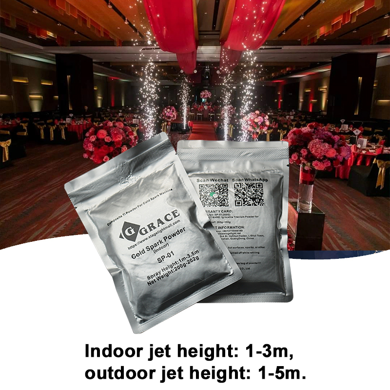 Igracelite 200g Ti Powder For Cold Spark Machine Indoor/Outdoor