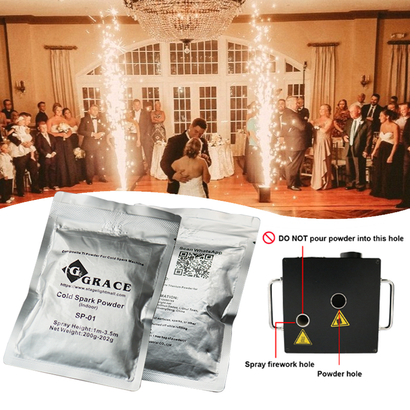 Igracelite 200g Ti Powder For Cold Spark Machine Indoor/Outdoor