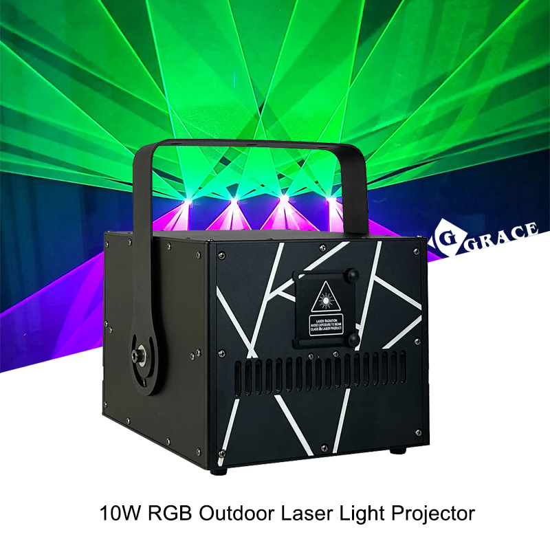 Igracelite 10W RGB Outdoor Laser Light Projecto