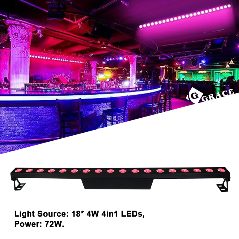 Igracelite Indoor 18*4W 4in1 LED Wall Washer Light