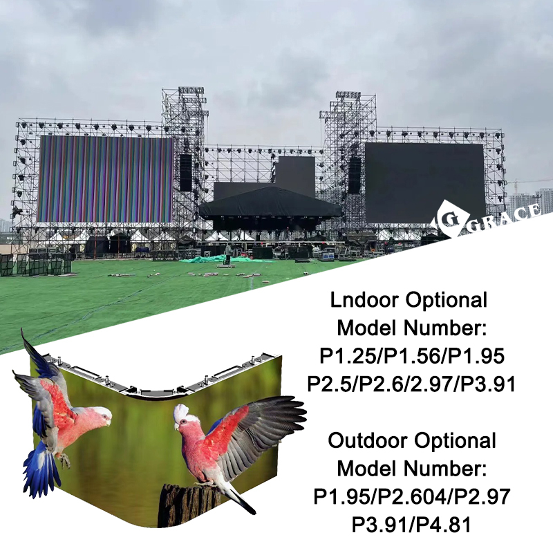 Igracelite P3.91  Indoor&Outdoor Waterproof 500x500mm LED Screen