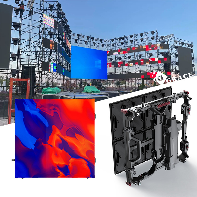 Igracelite 500x500mm Indoor&Outdoor LED Screen P2.976 LED Film Screen