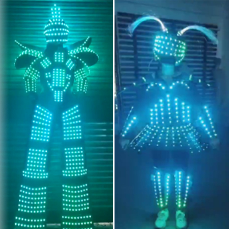 Igracelite LED Clothing luminous Clothes Stilt Robot Clothes