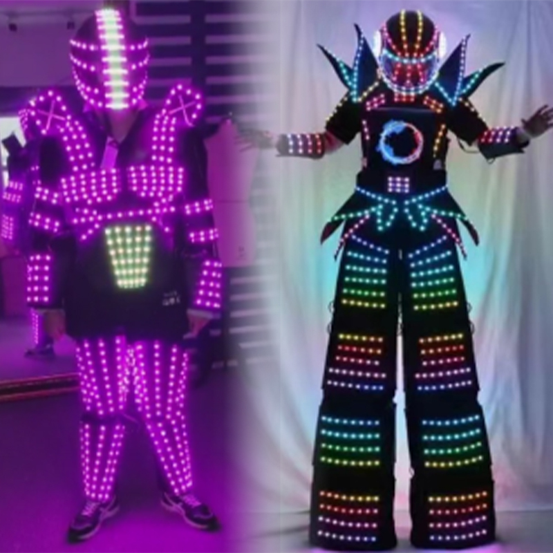 Igracelite LED Clothing luminous Clothes Stilt Robot Clothes
